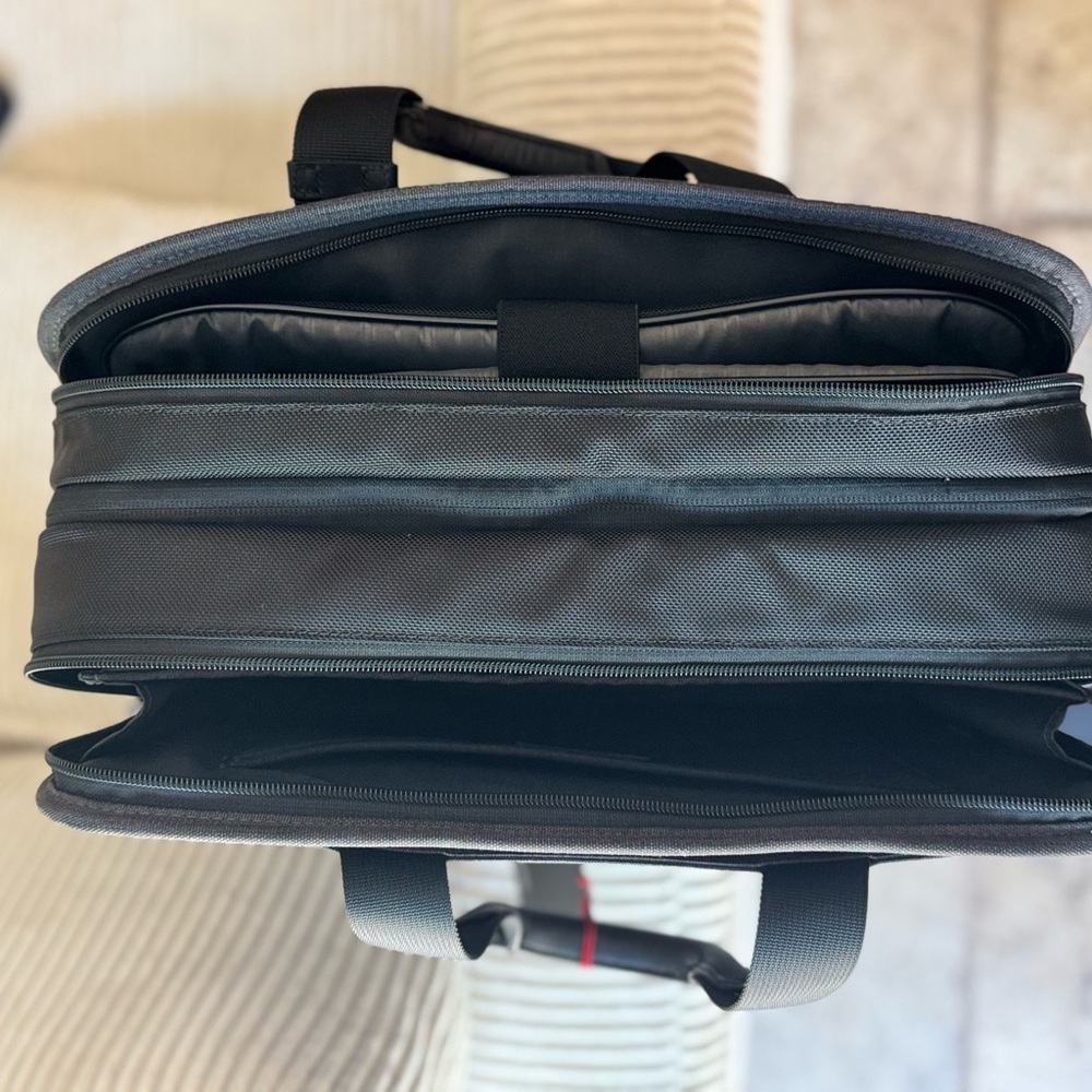 TUMI Charcoal Men's Briefcase - Picture 4 of 6